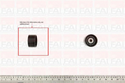 FAI AUTOPARTS t9775 -  Паразитный / Ведущий ролик, зубчатый ремень